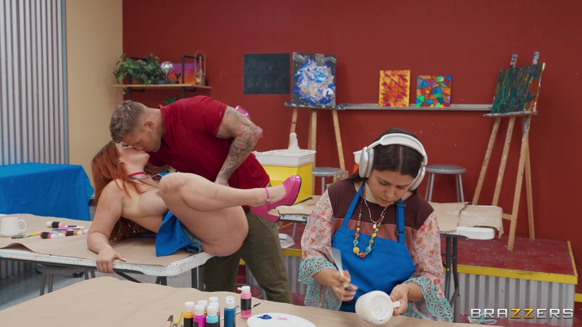 Ceramics Sluts Sneaks A Fuck With Best Boyfriend Ever