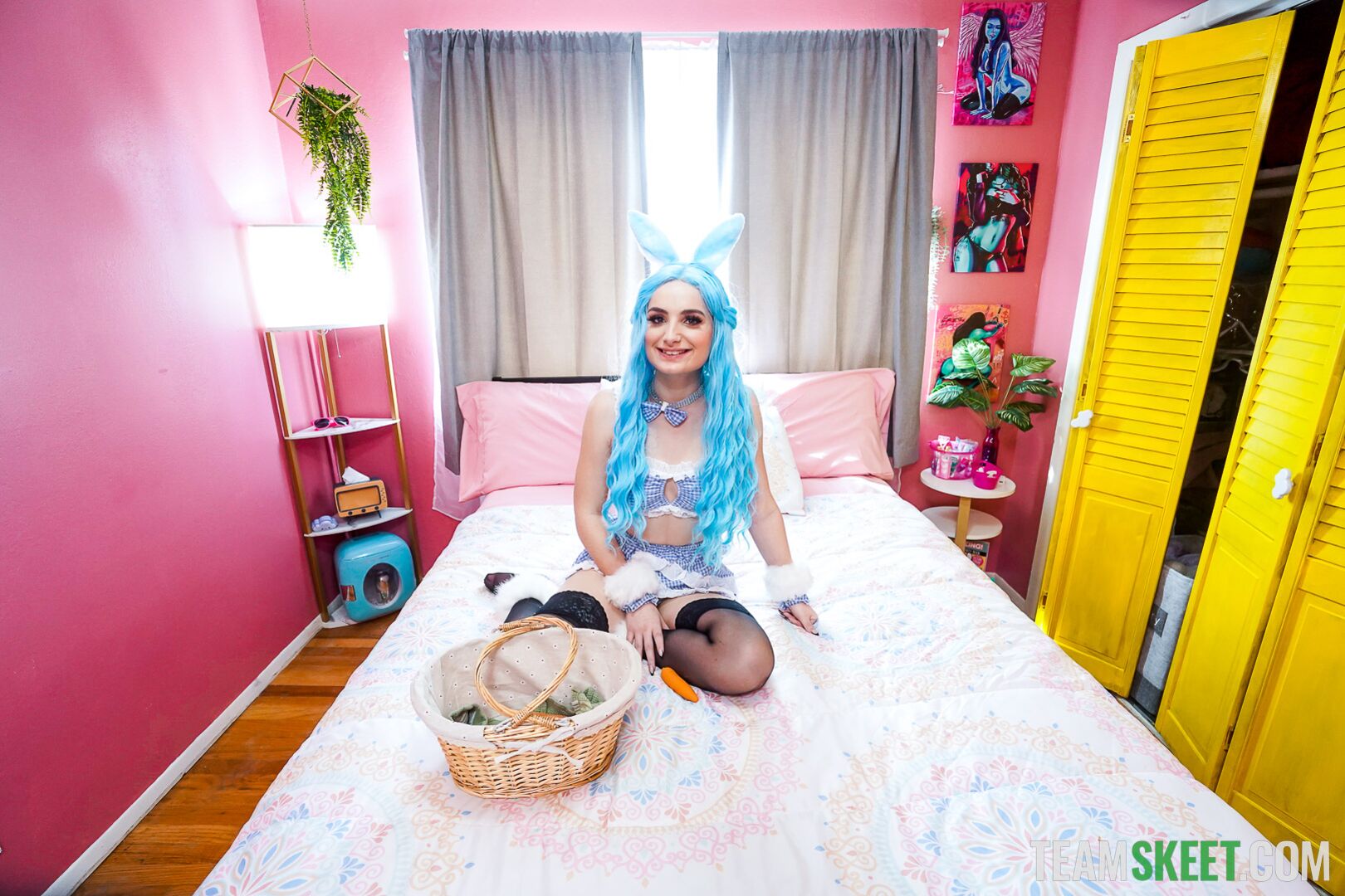 Let’s Spit Roast Your Tiny Bunny Girlfriend!