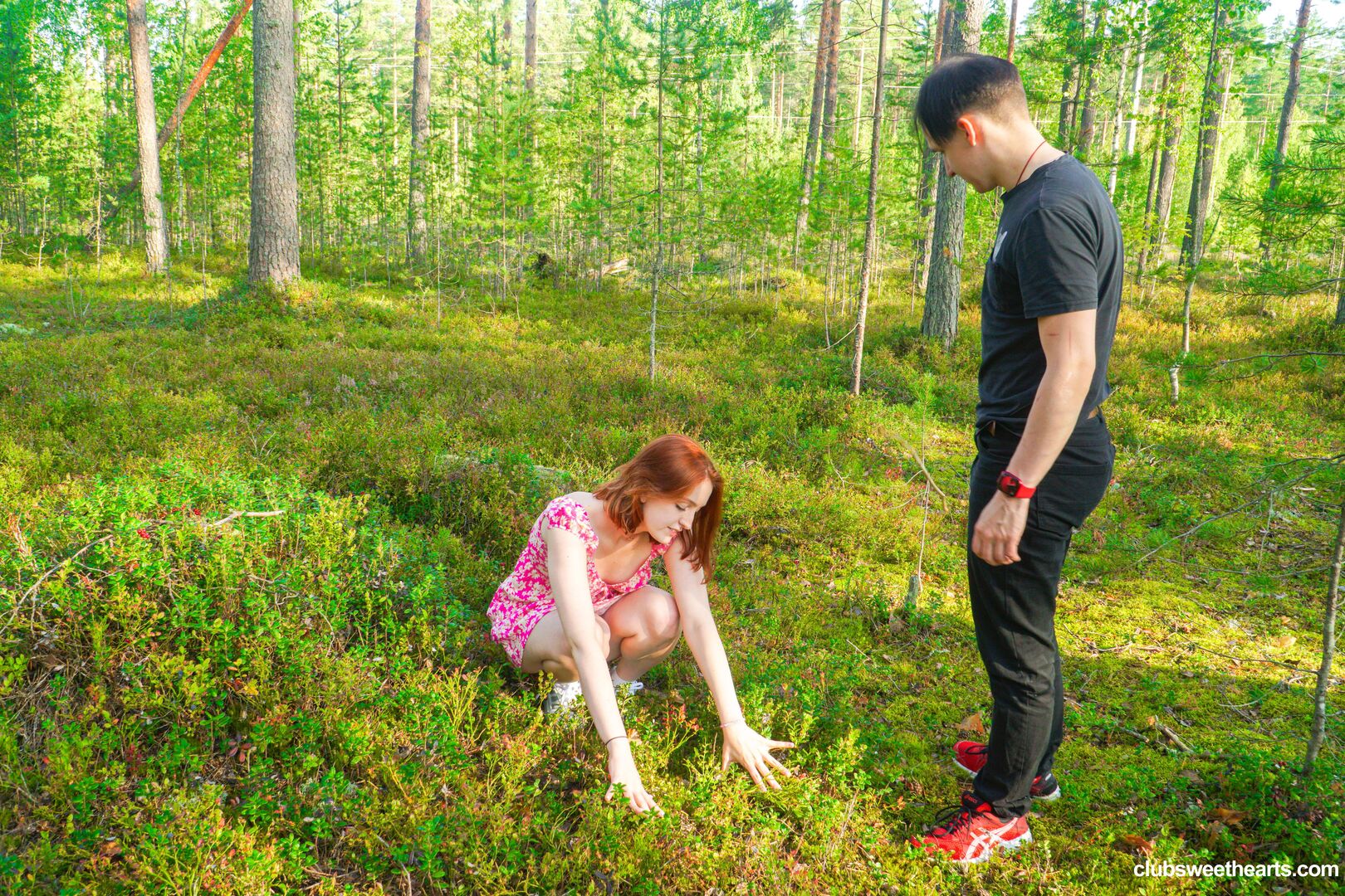 Redhead Fergy horny in nature