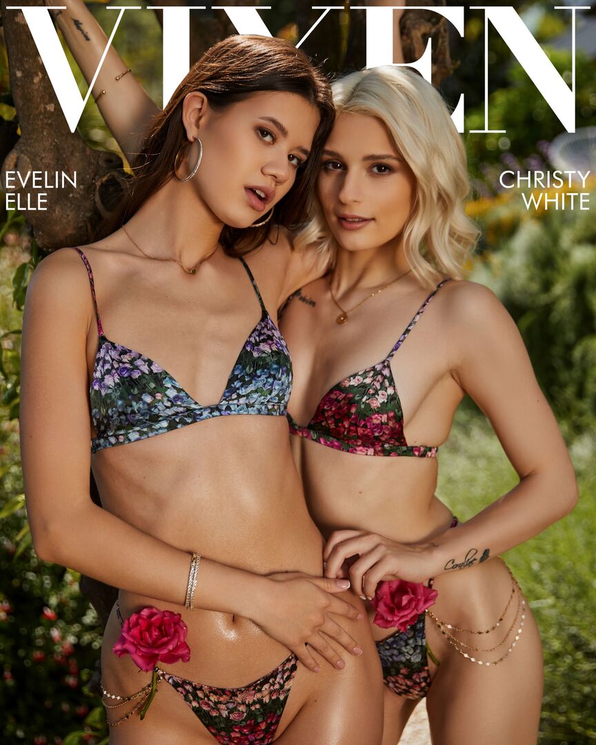 Gorgeous Christy And Evelin Tag team Cheating Bad boy