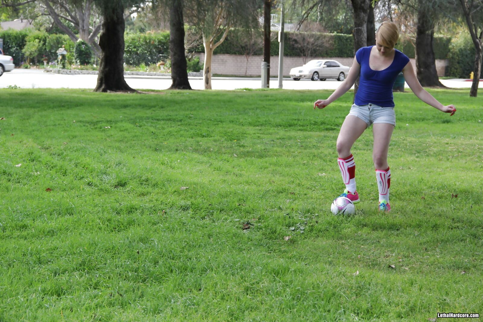 Miley May Gets Balled On The Couch By John Strong