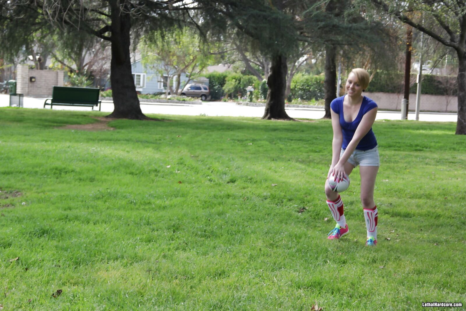 Miley May Gets Balled On The Couch By John Strong