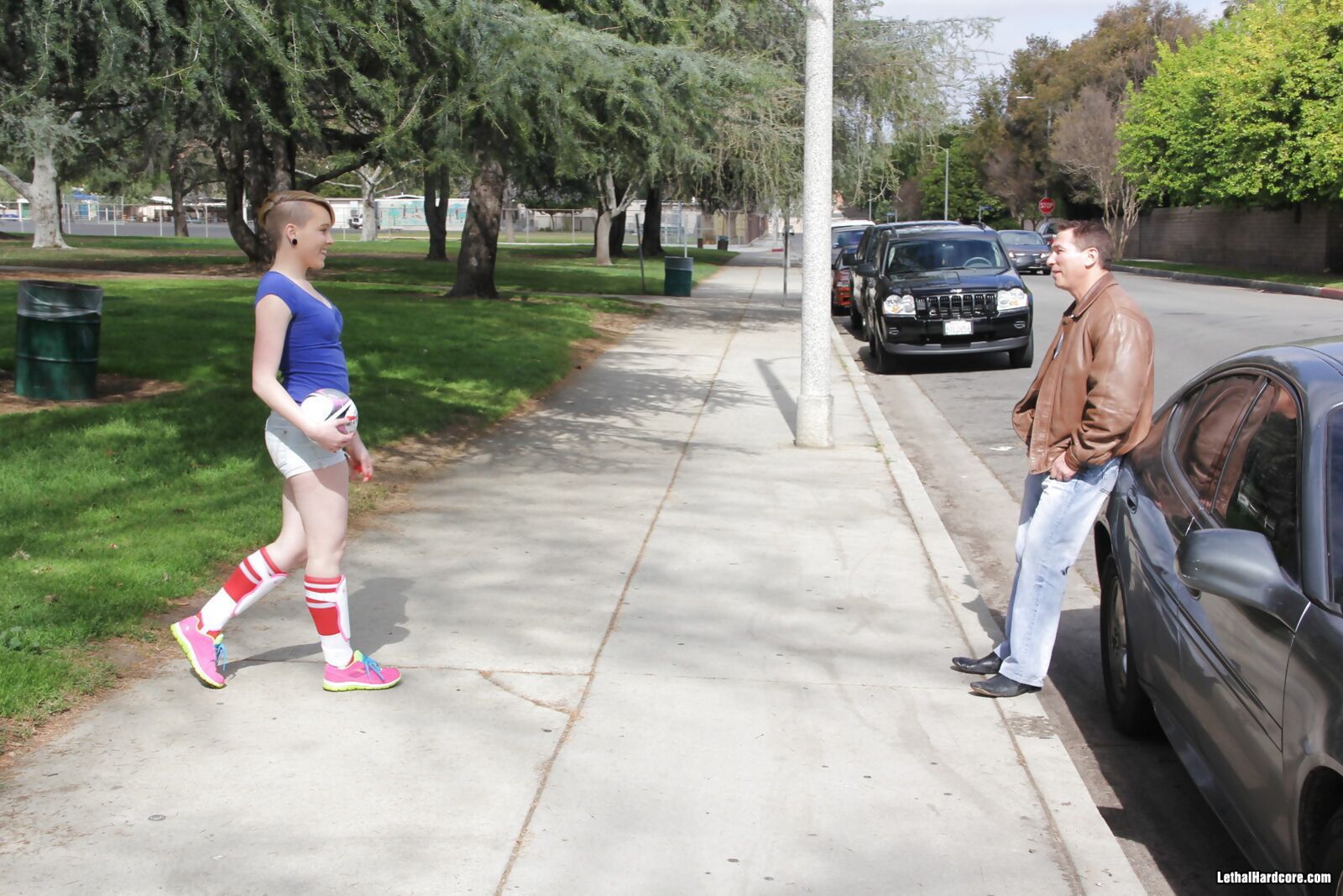 Miley May Gets Balled On The Couch By John Strong
