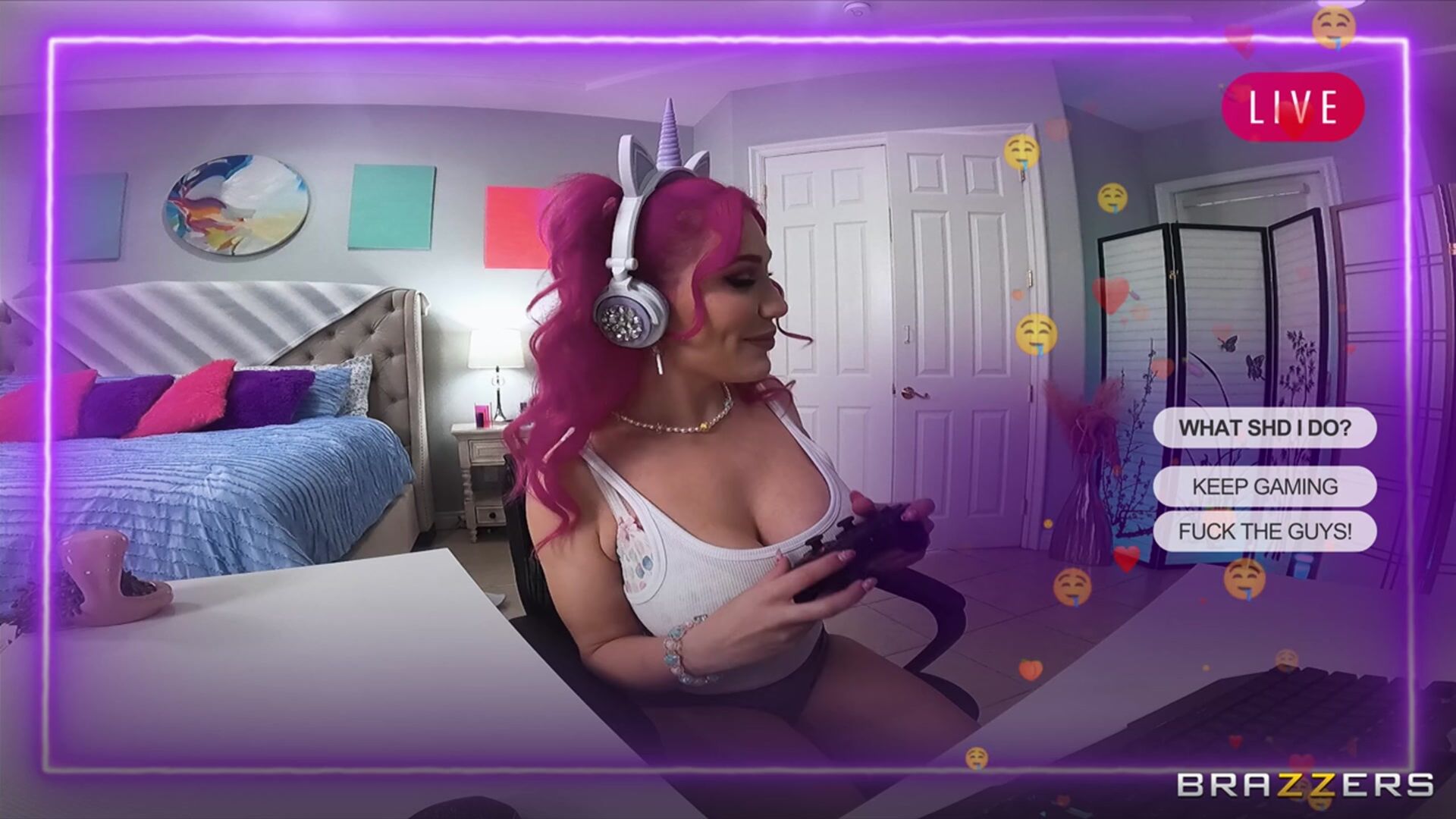 Sexy Streamer Loves Unicorns And Dicks, Not In That Order