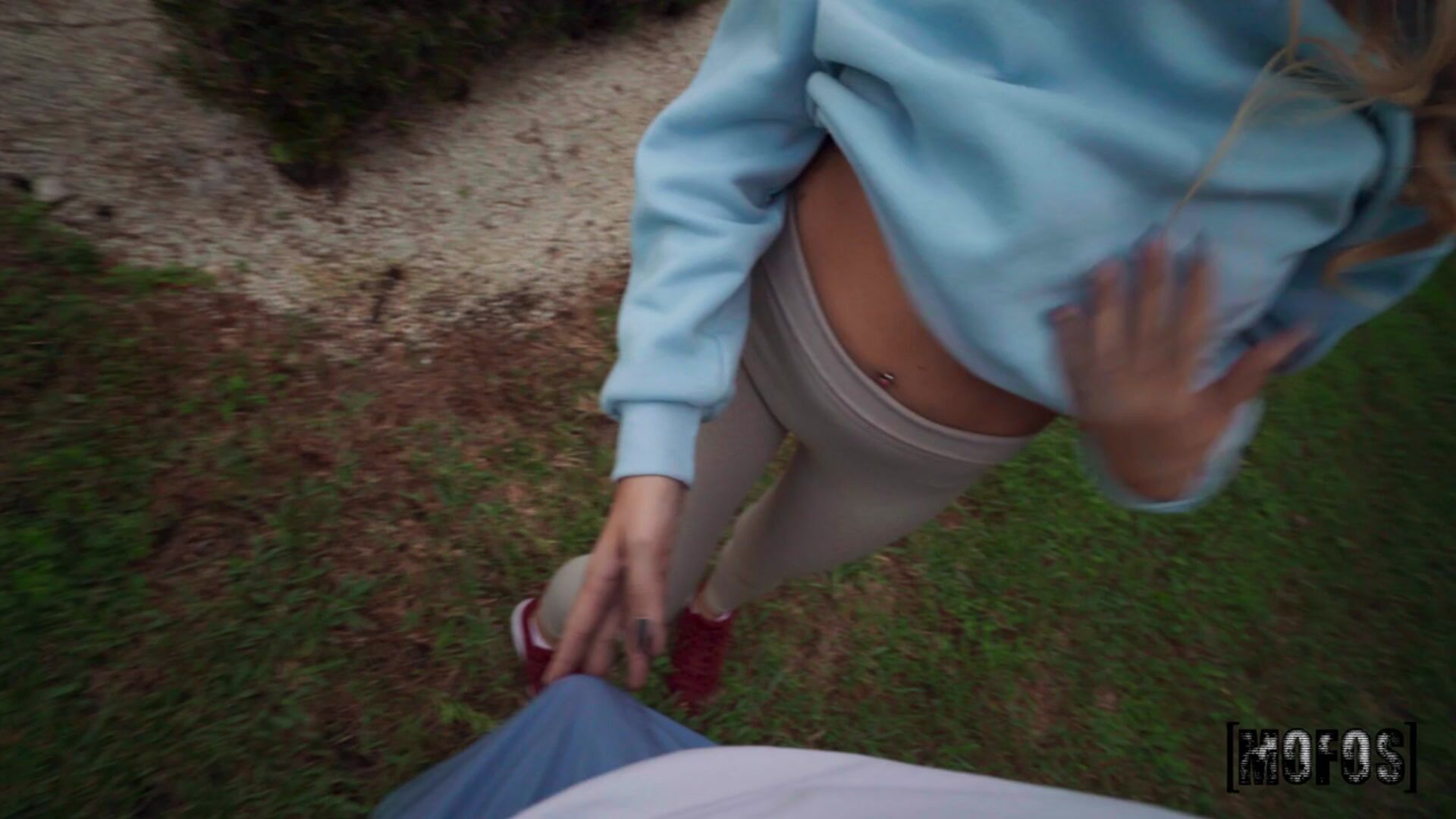 Blonde Loves Balling and Teasing