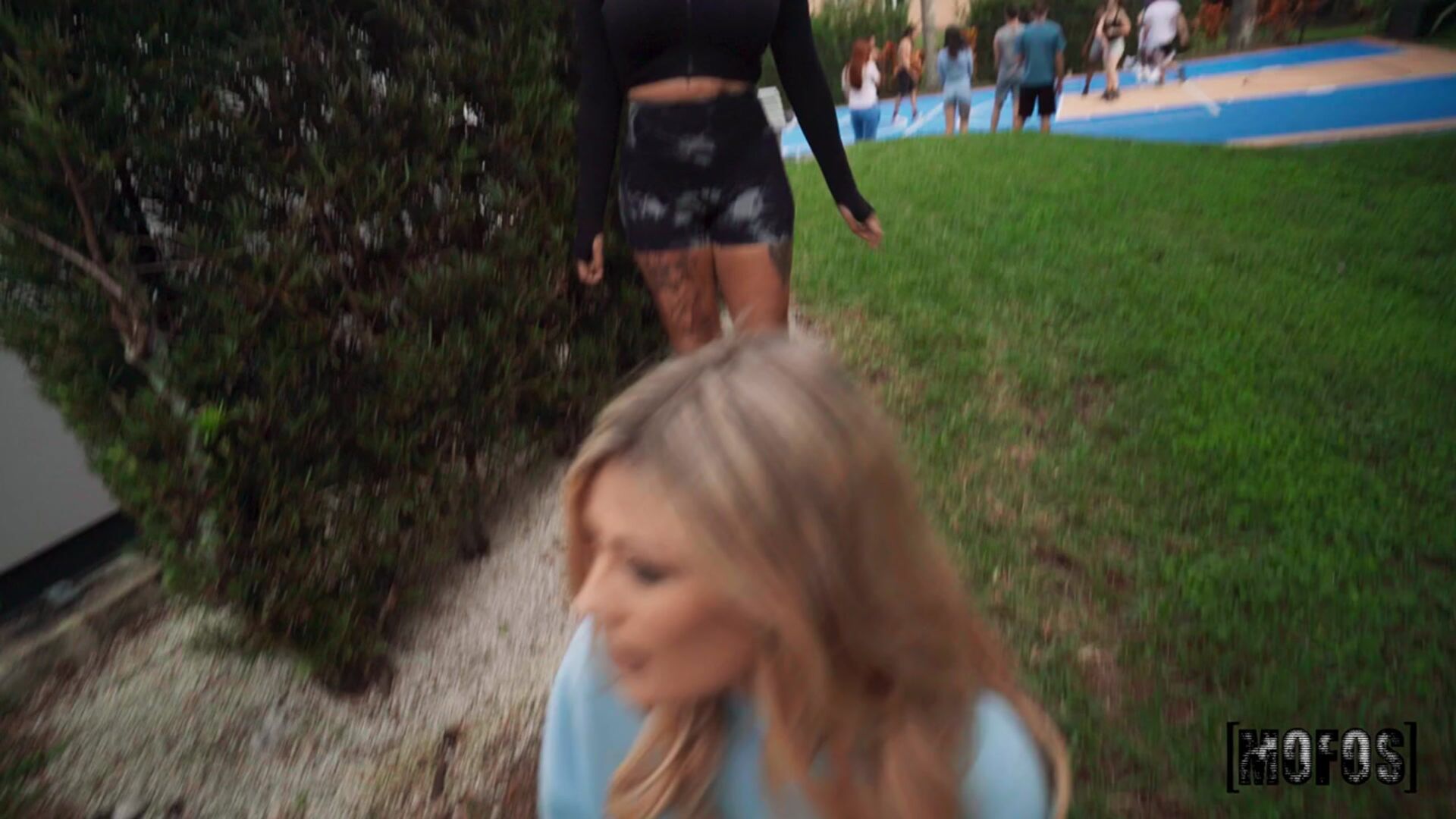 Blonde Loves Balling and Teasing