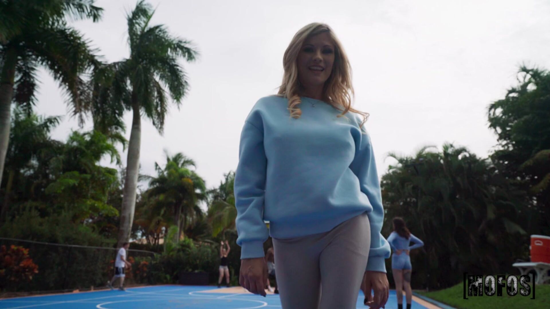 Blonde Loves Balling and Teasing
