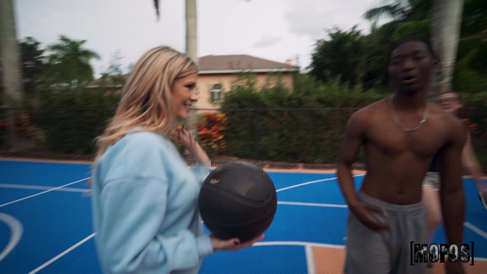Blonde Loves Balling and Teasing