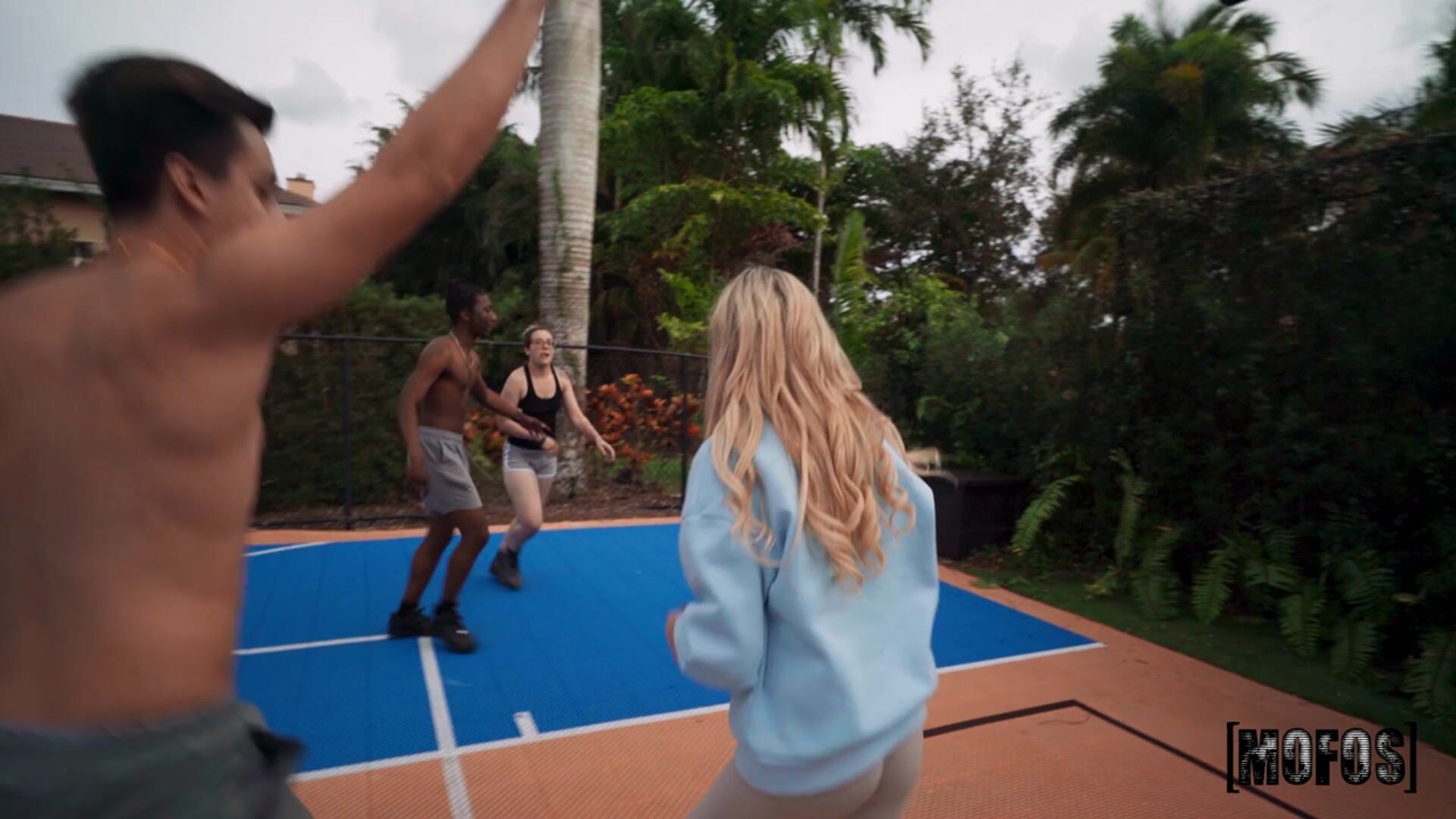 Blonde Loves Balling and Teasing