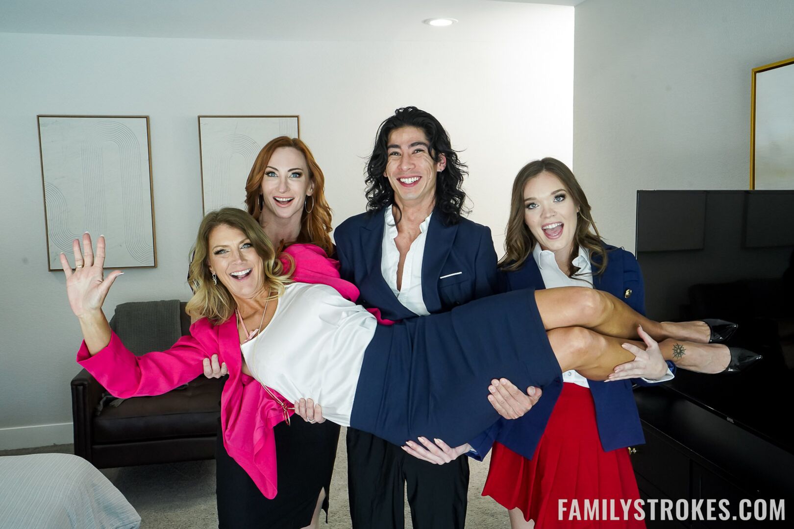 Our Stepmom Is Fucking Someone, Let’s Listen!