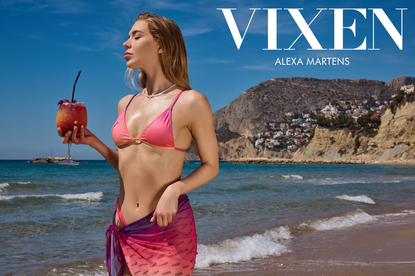 Tiny Blonde Alexa Martens Has Poolside Sex in Vixen Debut