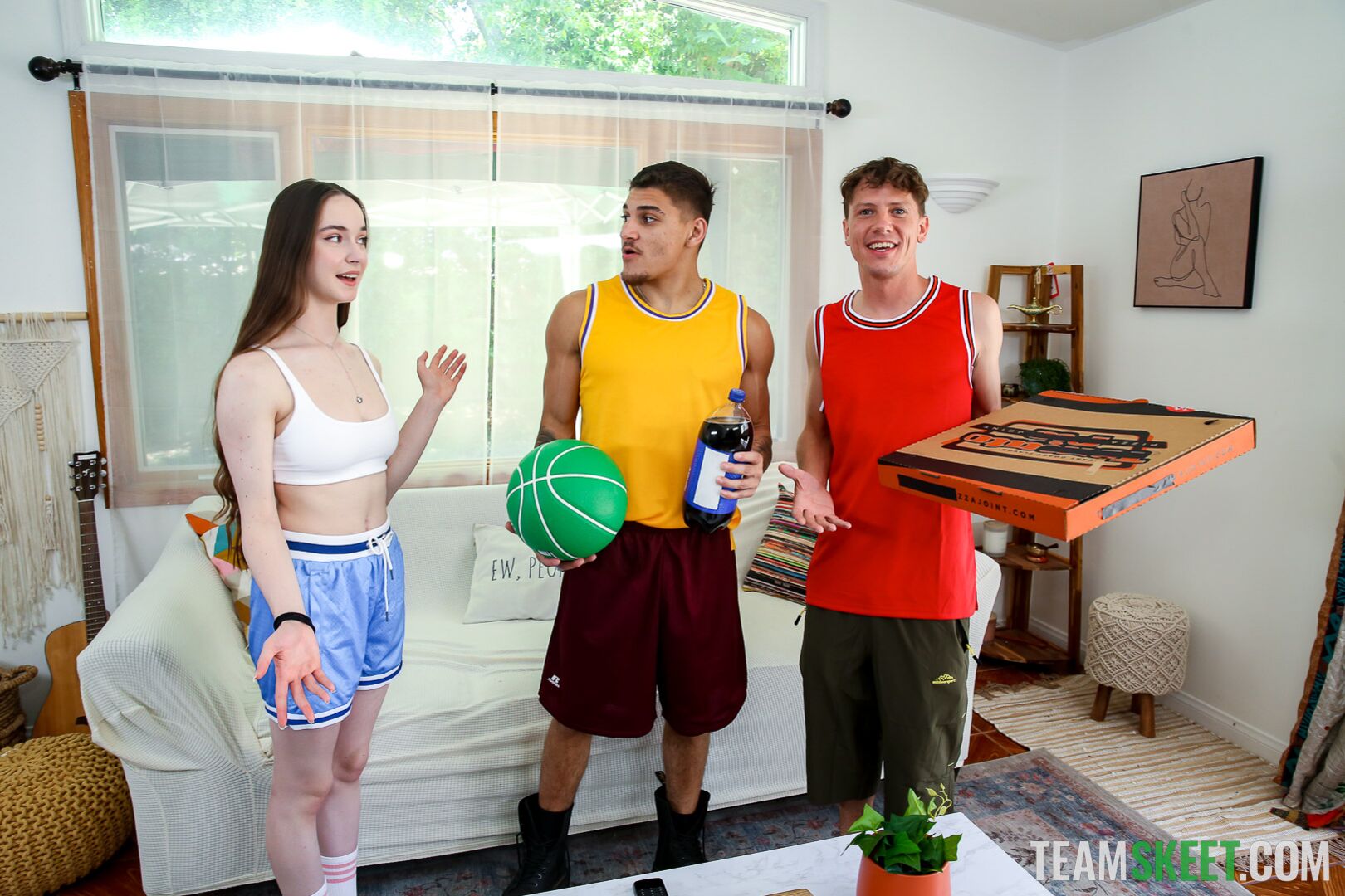 Risky Sex With Stepbro in the Room