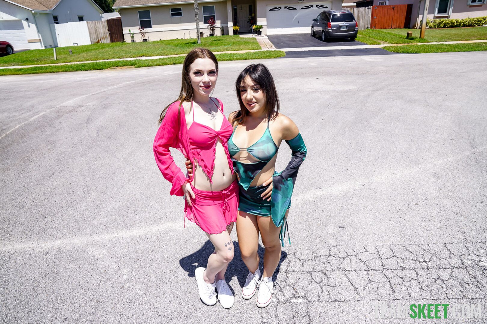 “Let’s Try Standing 69!” Tiny Girls Lose Game