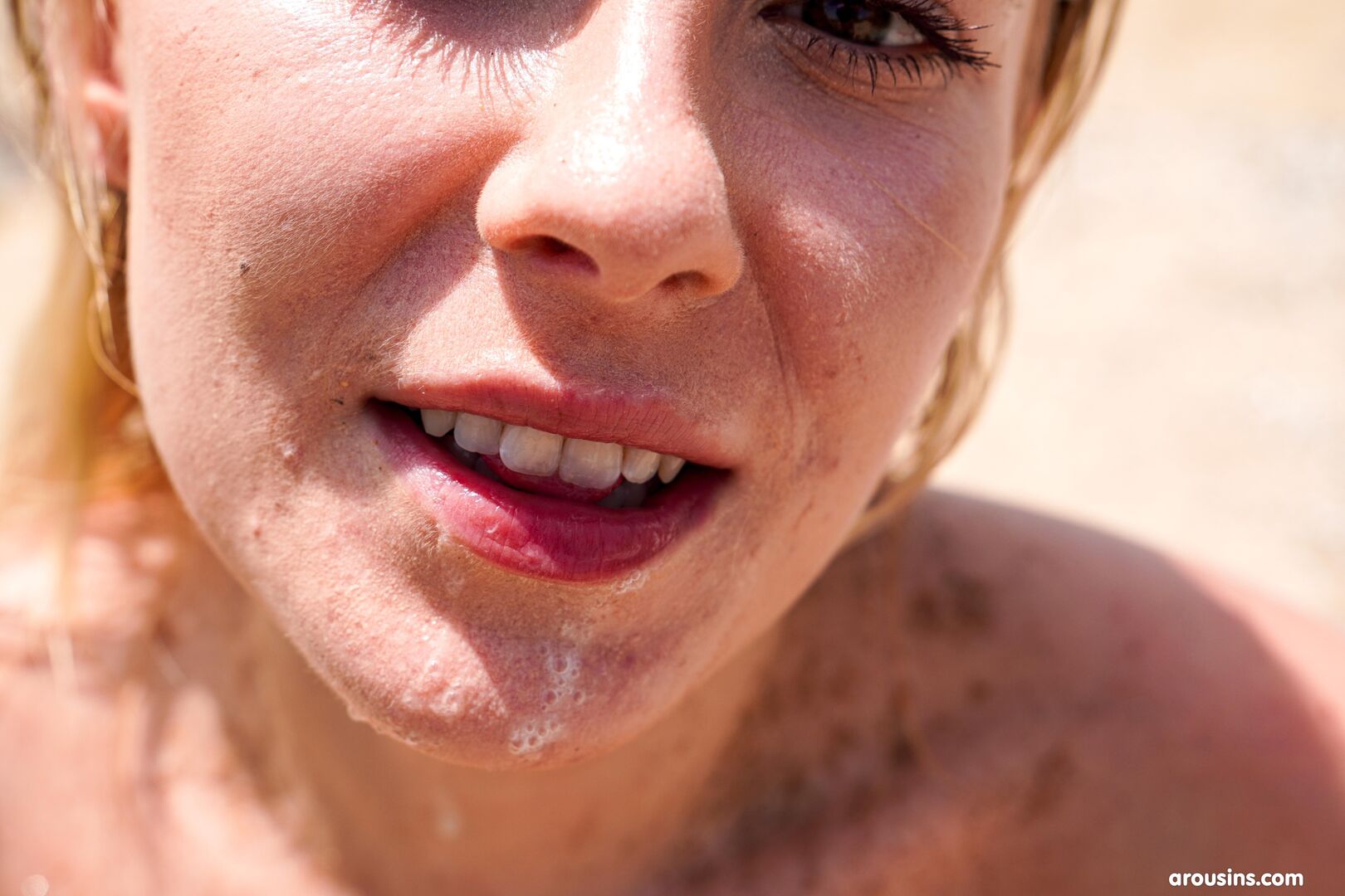 Blowjob on the beach