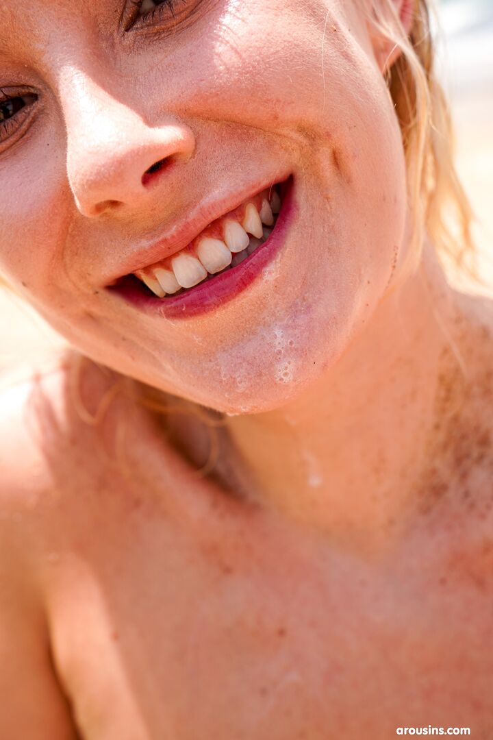 Blowjob on the beach