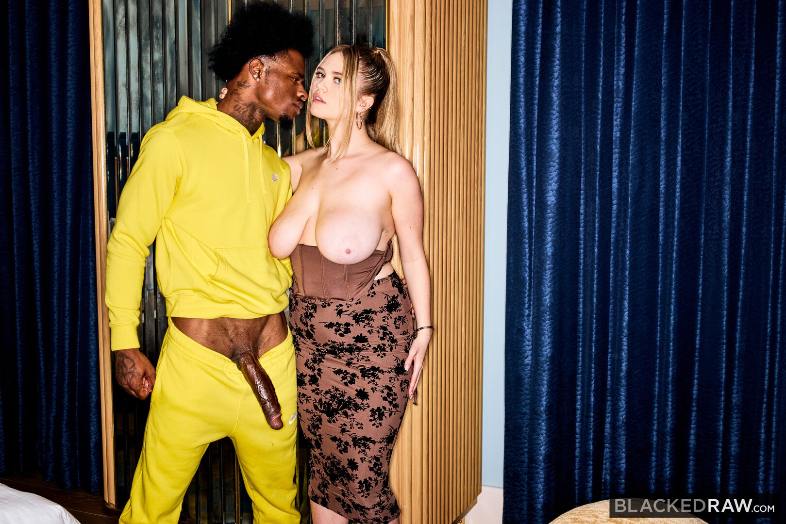 Stacked Blonde Angie Faith Rides His Monster BBC