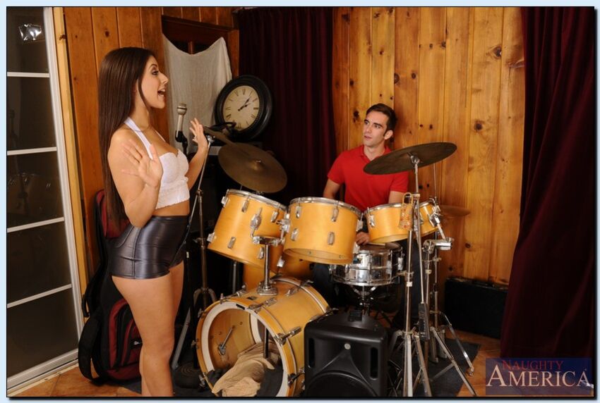 Jynx Maze fucking in the studio with her small natural tits