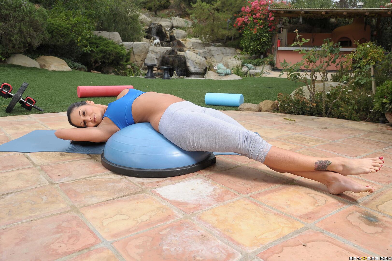 Creaming On Ava's Big Yogas