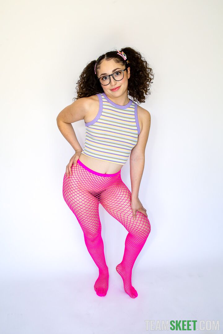 TeamSkeet Debut: Pigtail Cutie Fucks Puppet Master