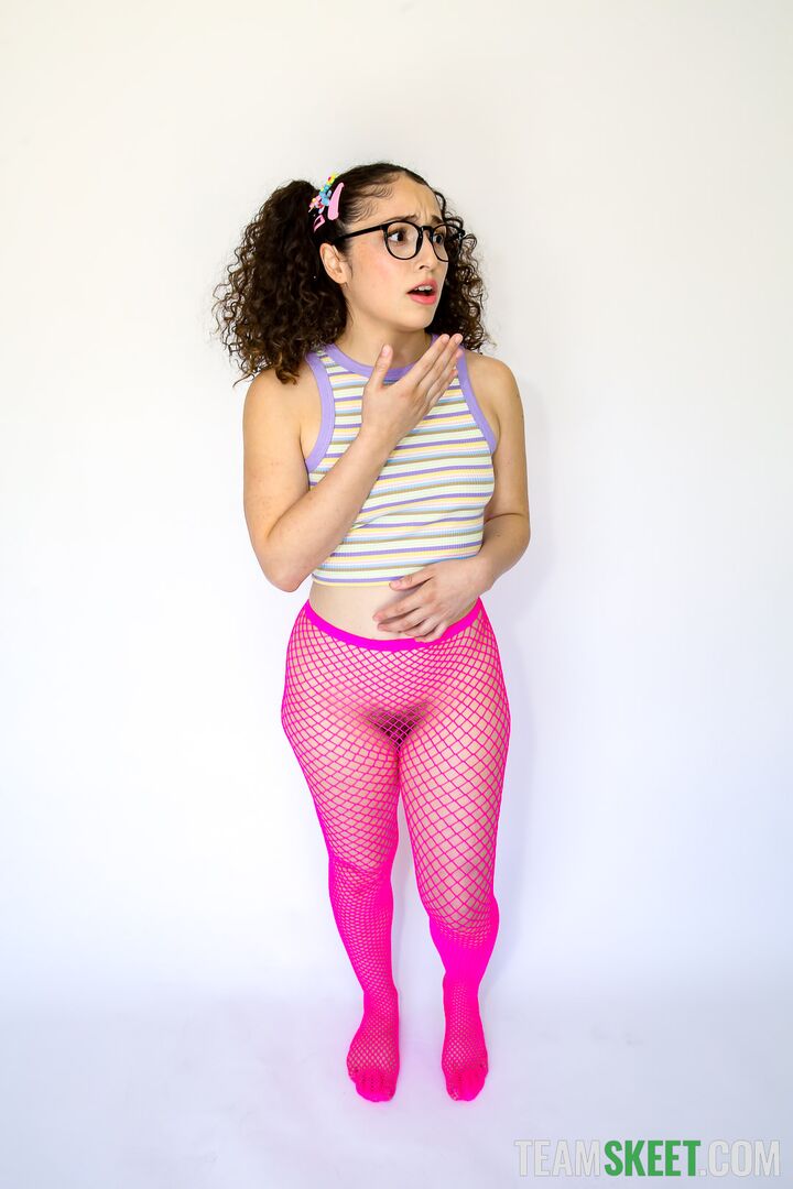 TeamSkeet Debut: Pigtail Cutie Fucks Puppet Master