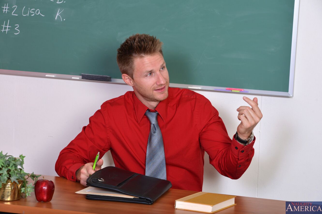 Sunny Marie fucking in the classroom with her petite