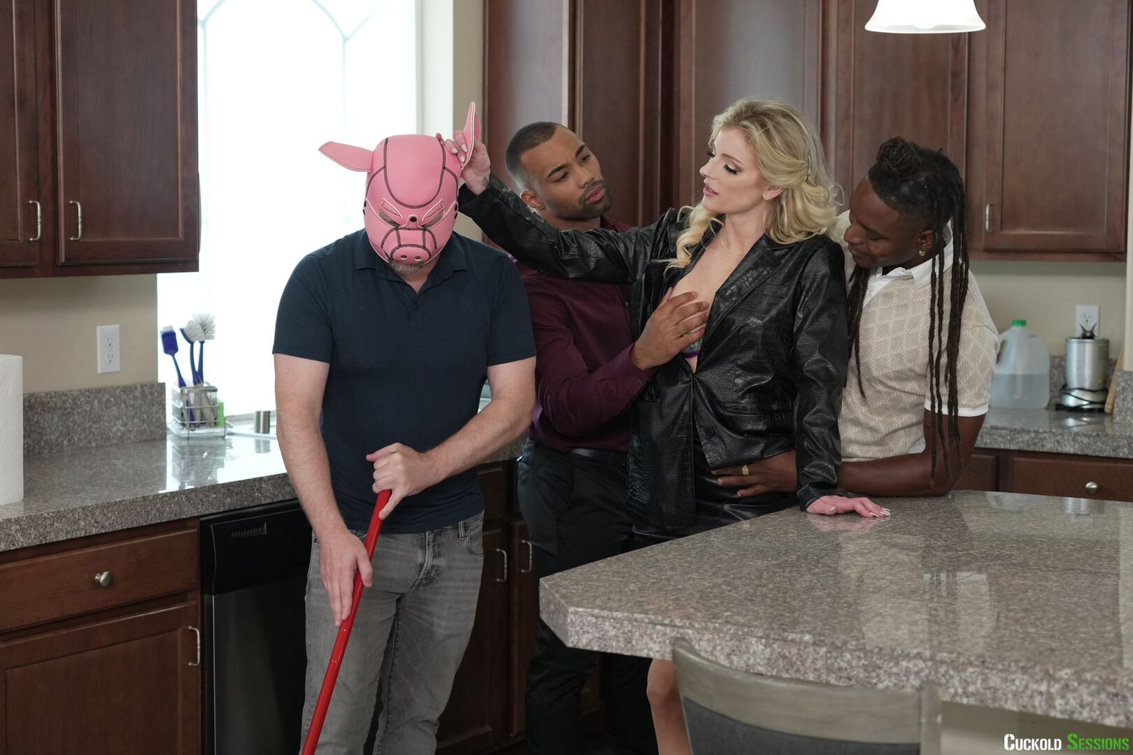 Ass Fucking Piggy Boy's Mistress