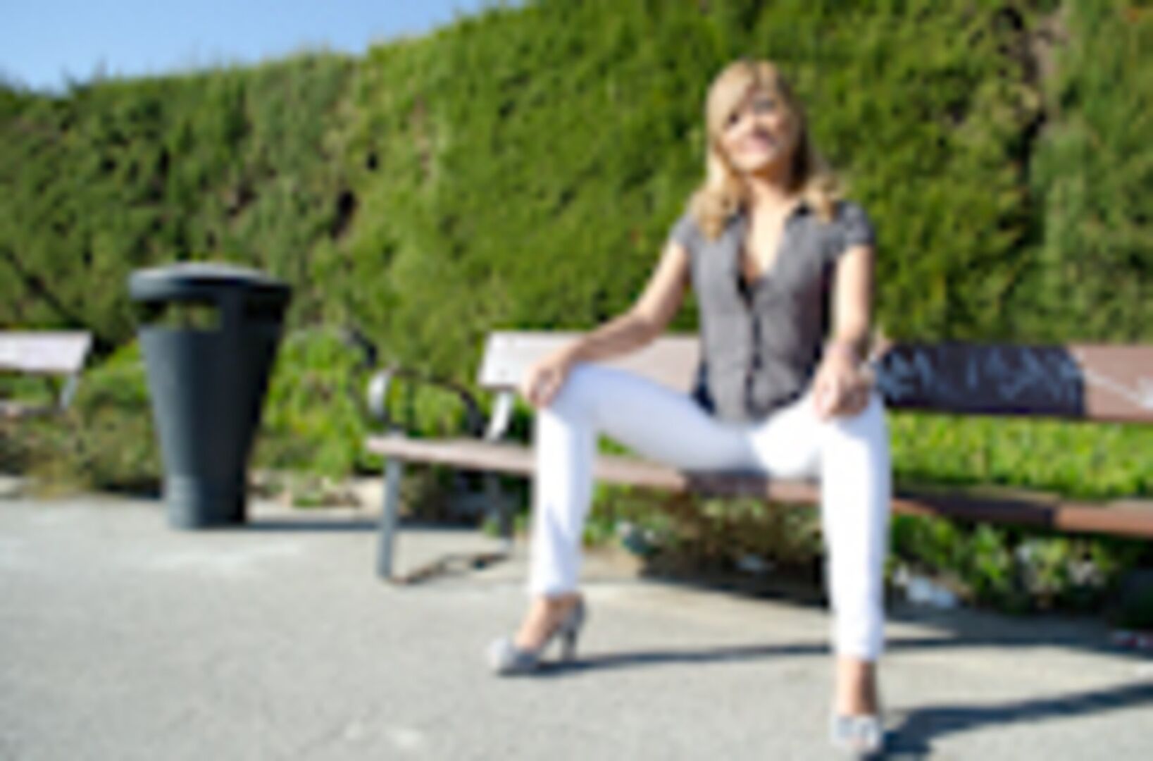 Hispanic Kassandra fucking in public in Spain