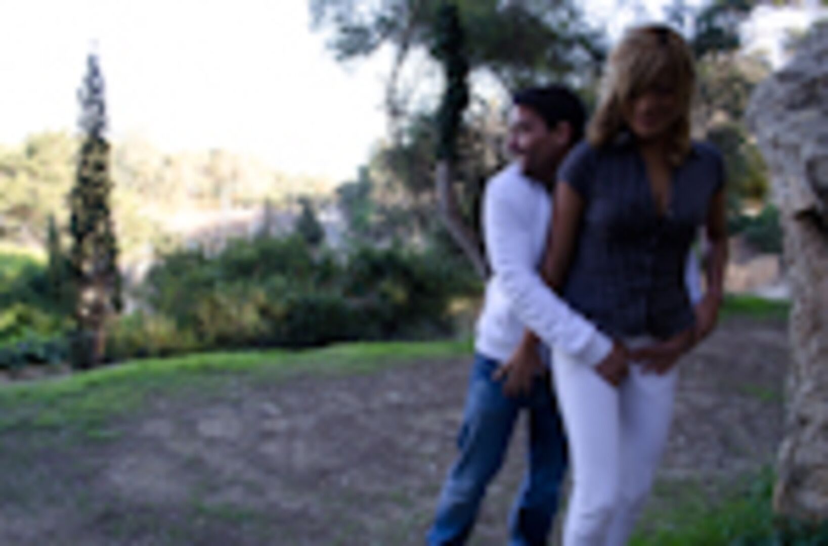 Hispanic Kassandra fucking in public in Spain