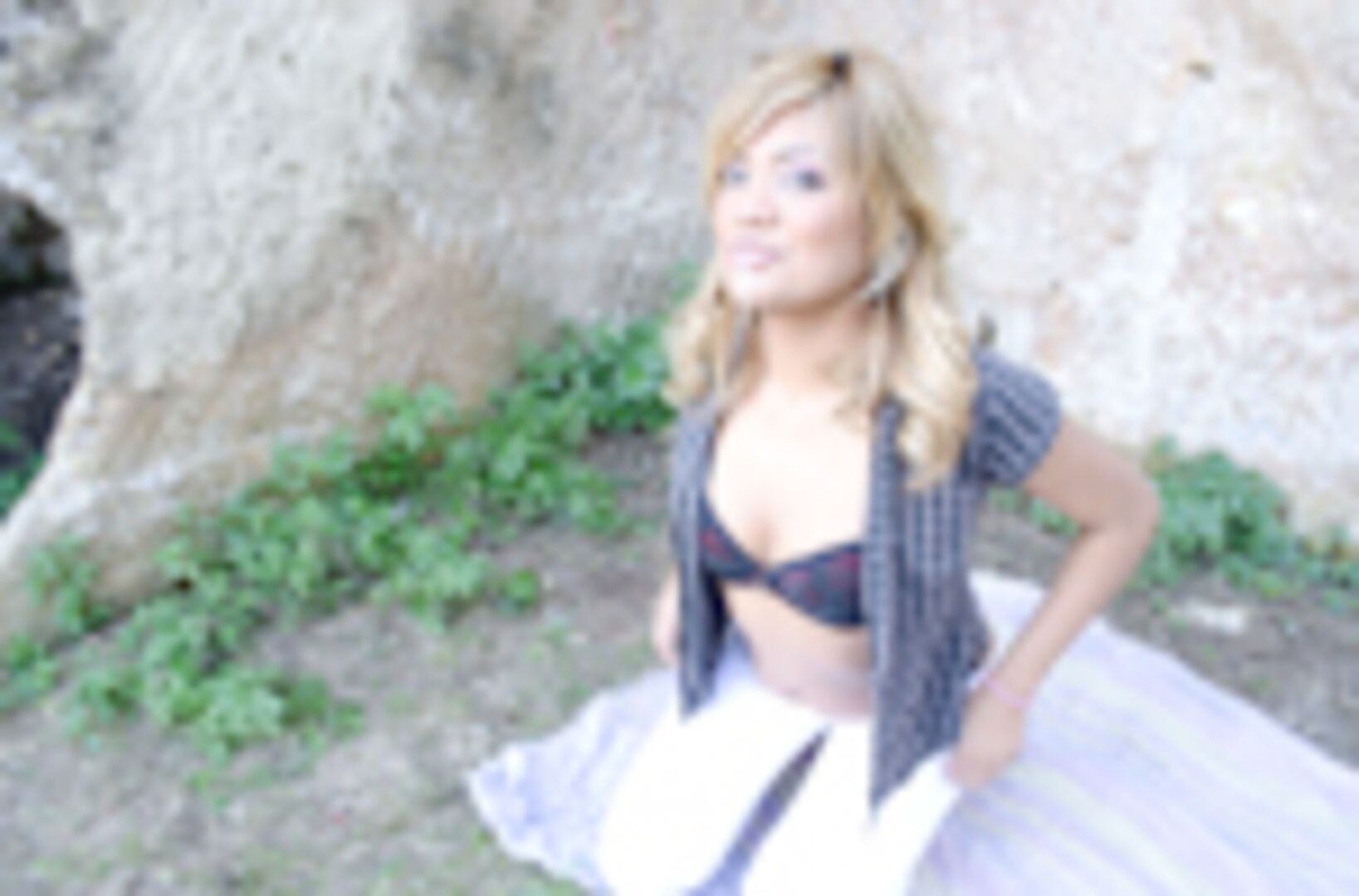 Hispanic Kassandra fucking in public in Spain