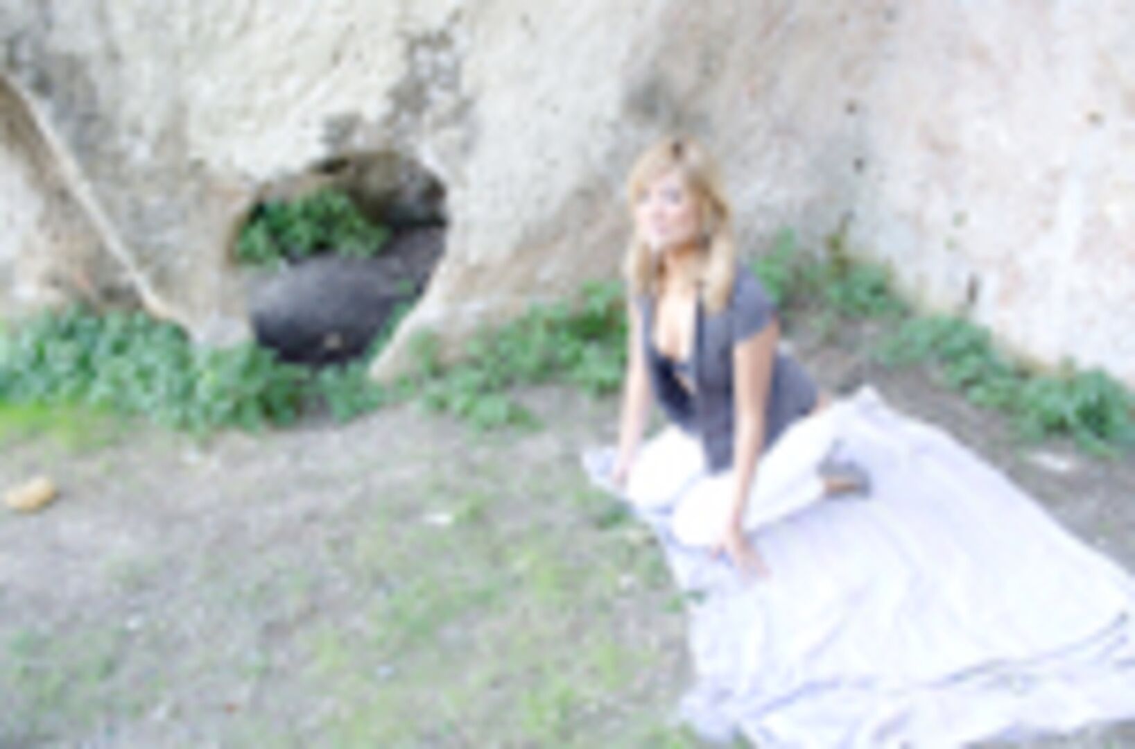 Hispanic Kassandra fucking in public in Spain