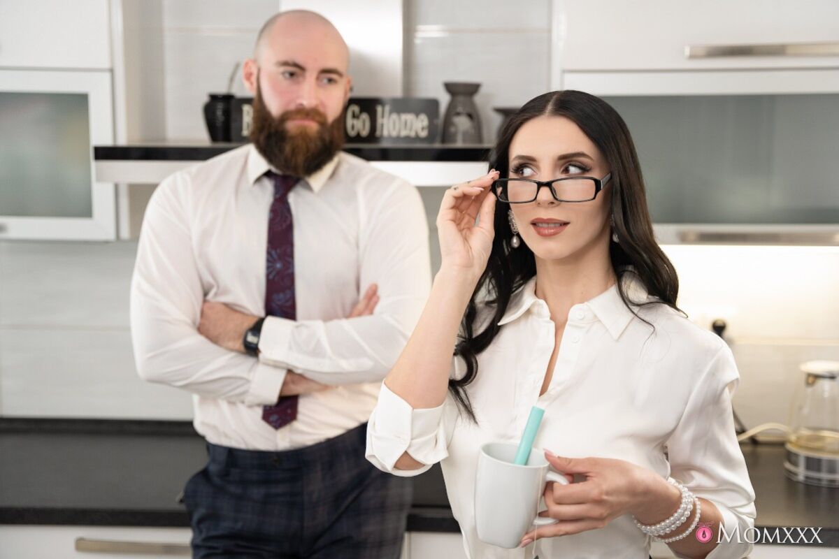 MILF teacher teen student threesome