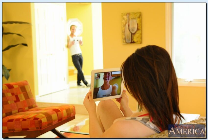 Lacy Channing's friend's brother, who happens to be her old flame, rings her via video chat up to update her on his life: the school semester just ended, so he's heading home to relax for a few weeks. When they talk of getting together for a little hanky-