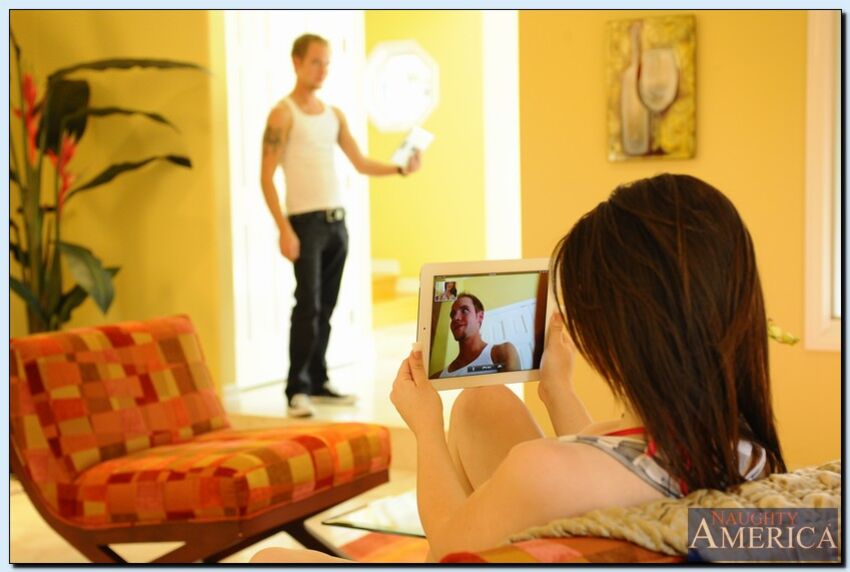 Lacy Channing's friend's brother, who happens to be her old flame, rings her via video chat up to update her on his life: the school semester just ended, so he's heading home to relax for a few weeks. When they talk of getting together for a little hanky-