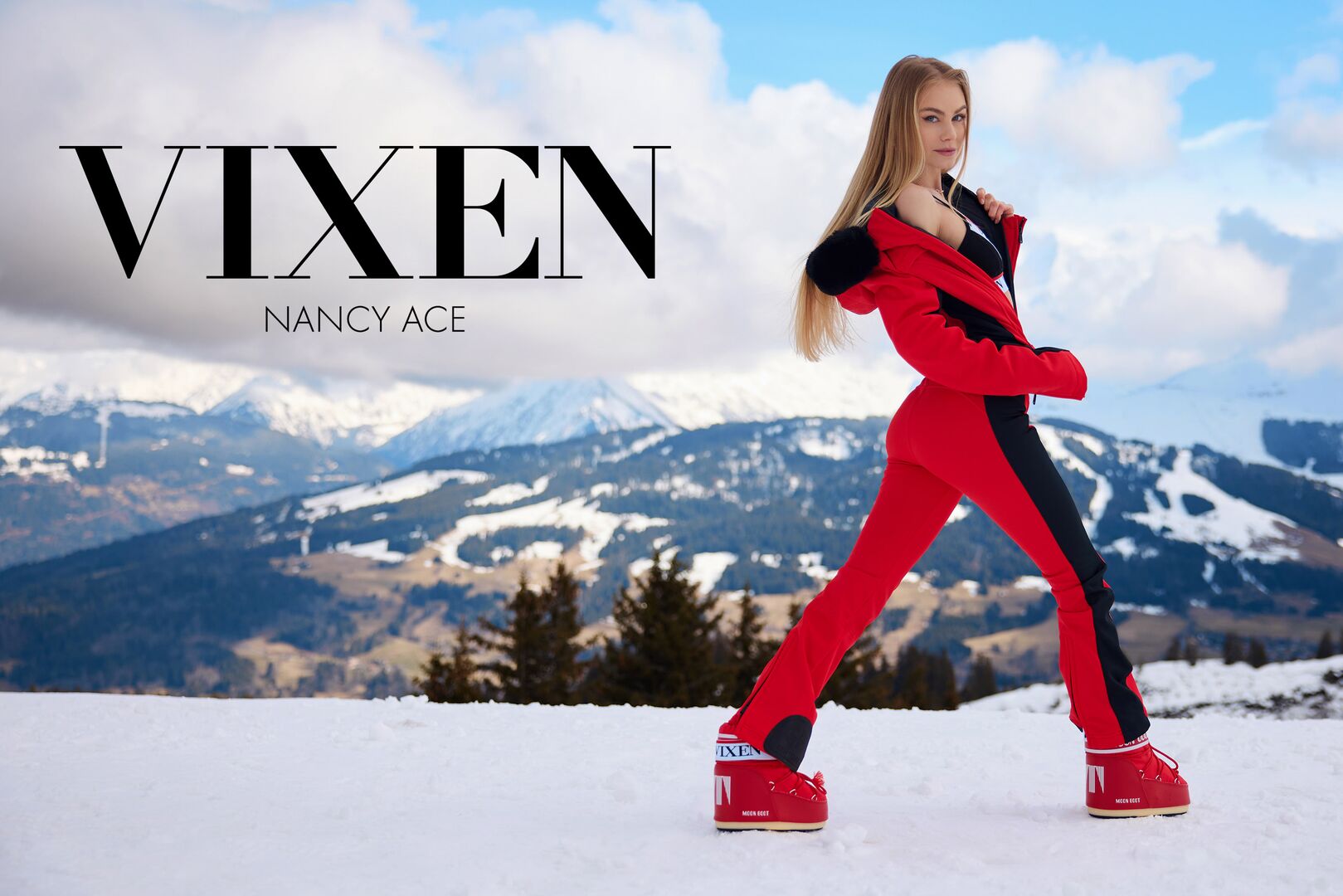 Snowbunny Nancy Ace Has Her Eyes On Instructors Cock