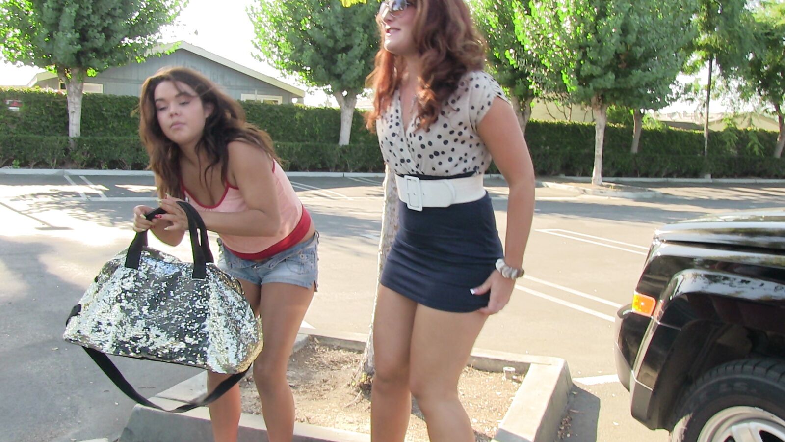 Two Pretty Sluts With A Significant Age Gape Make Love