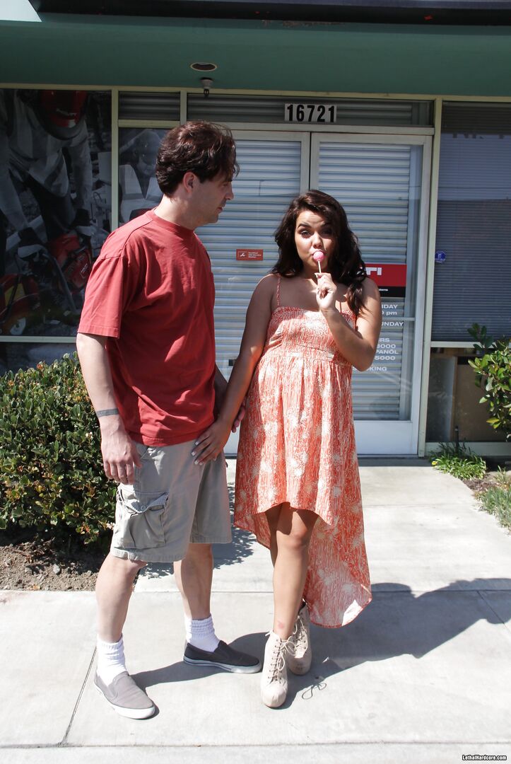 Plump Latina Bitch Audrey Aguilera Fed An Old Dick