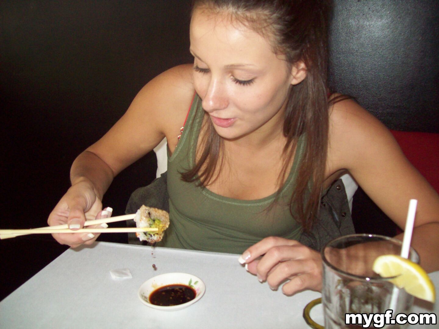 Horny Girlfriend Takes The Dick