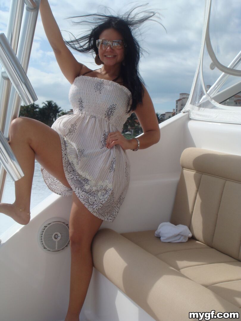 We're on a boat!