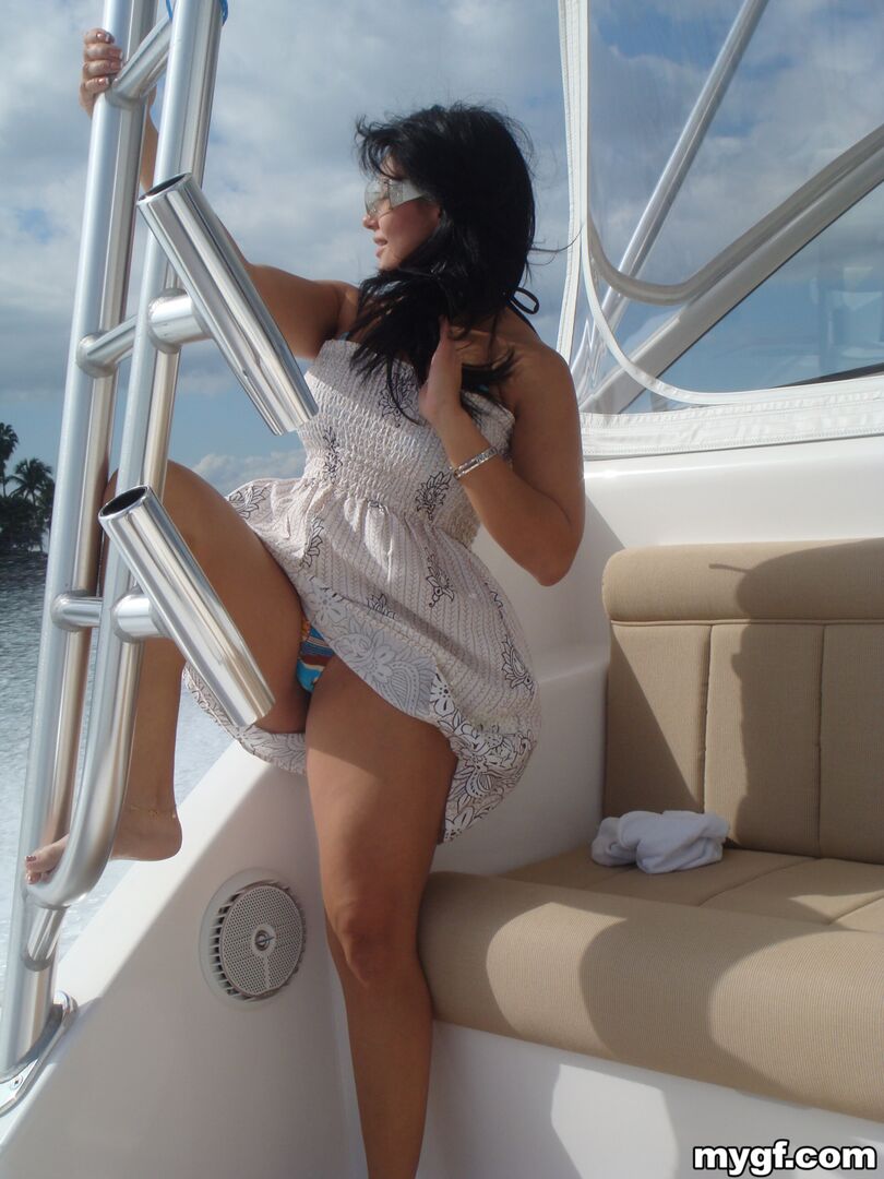 We're on a boat!