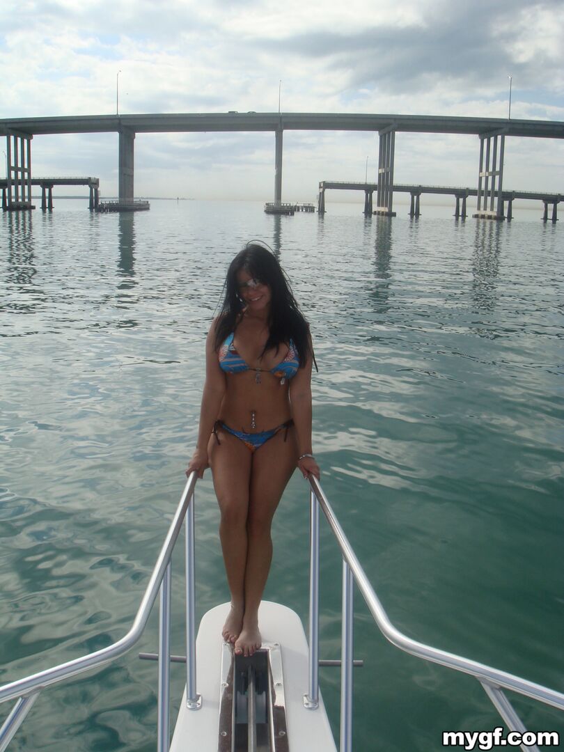 We're on a boat!