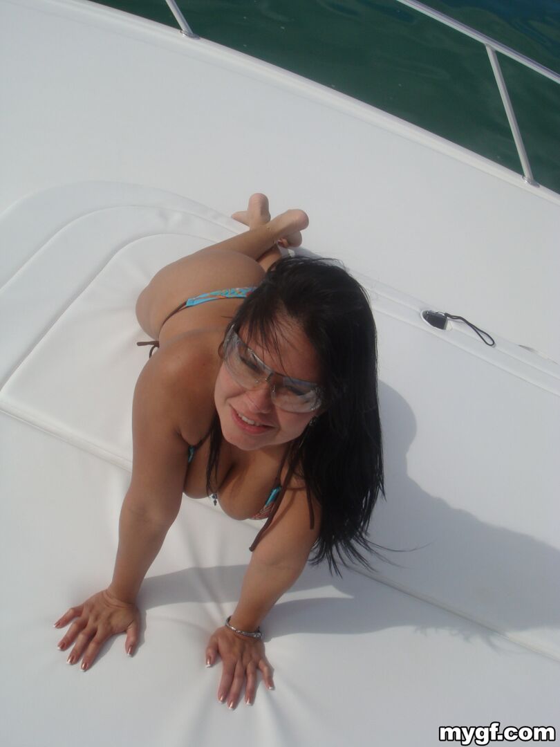 We're on a boat!