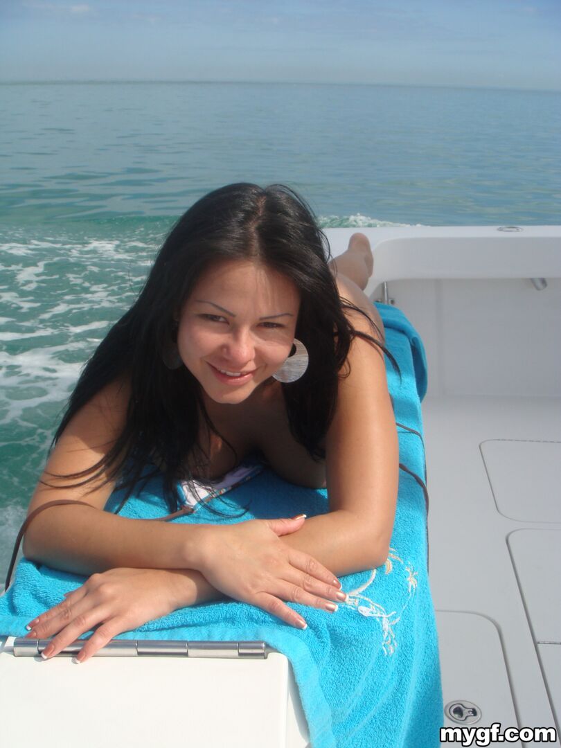 We're on a boat!