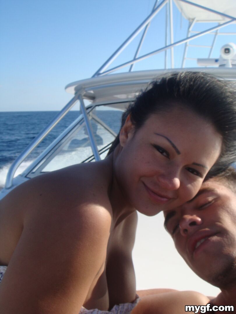 We're on a boat!