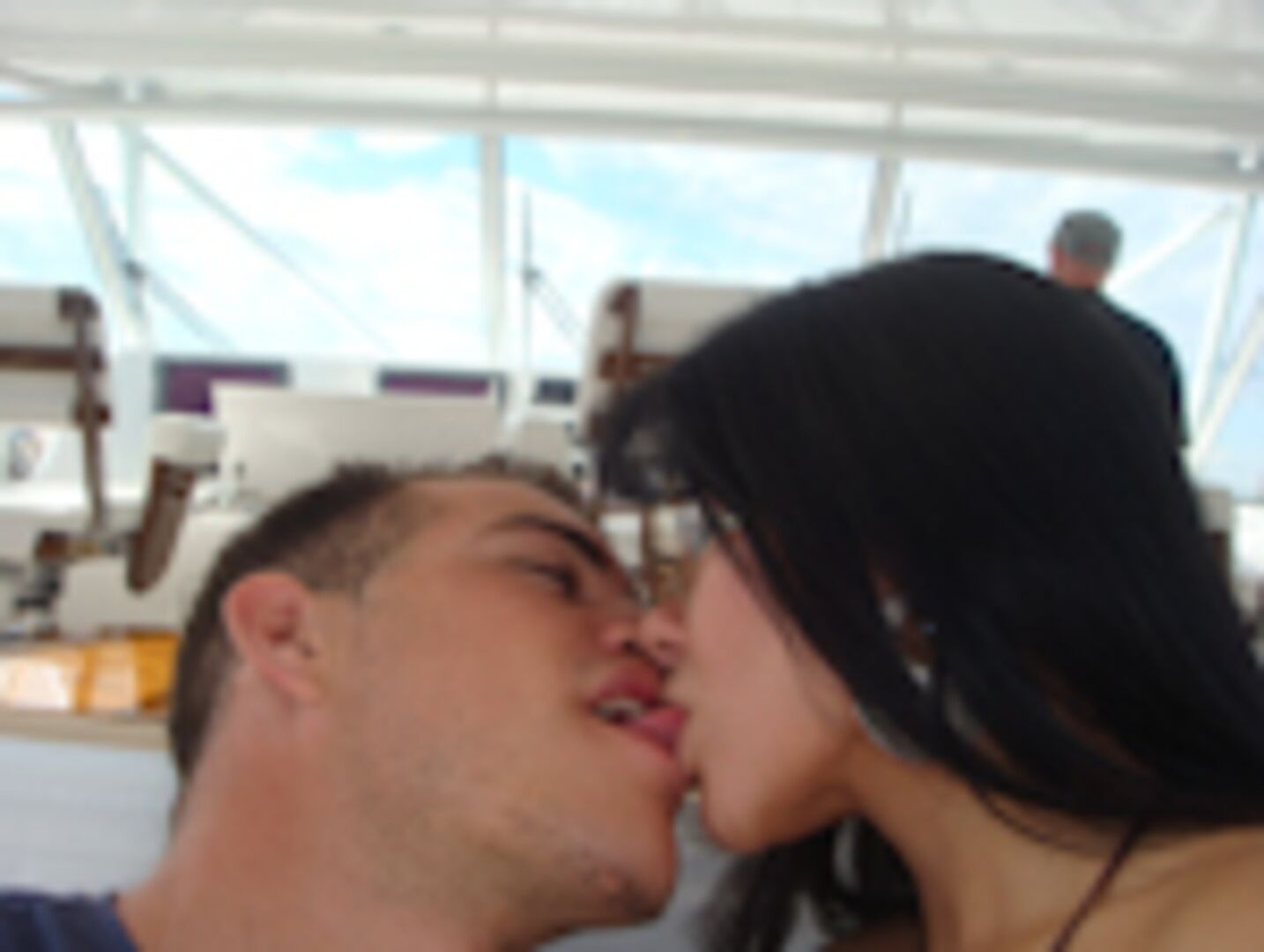 We're on a boat!
