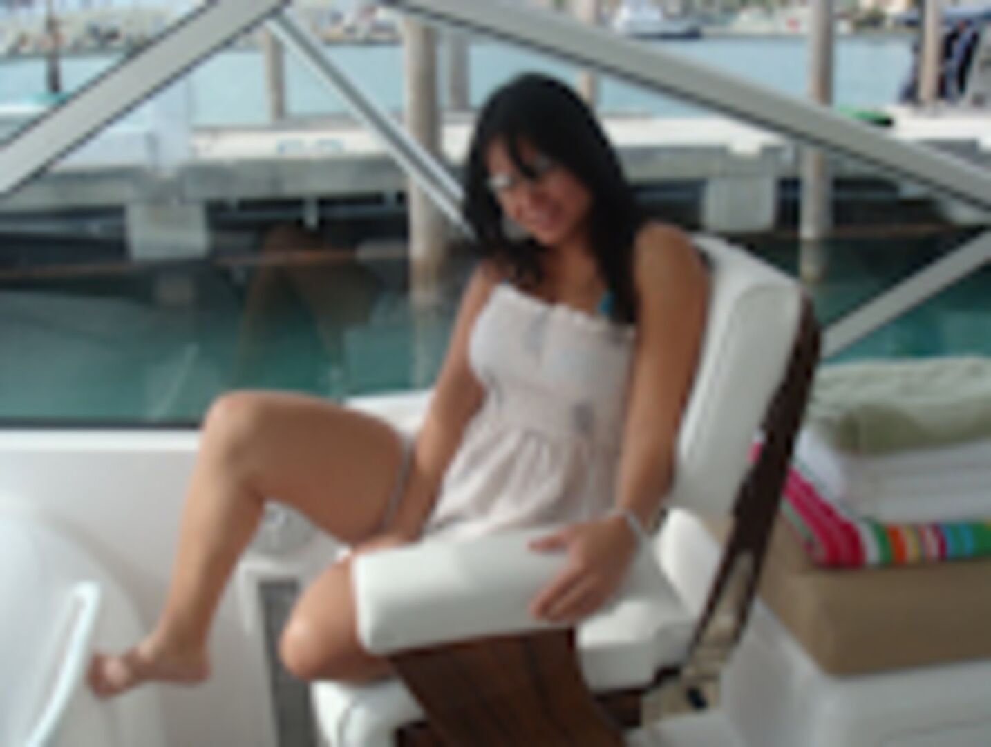 We're on a boat!