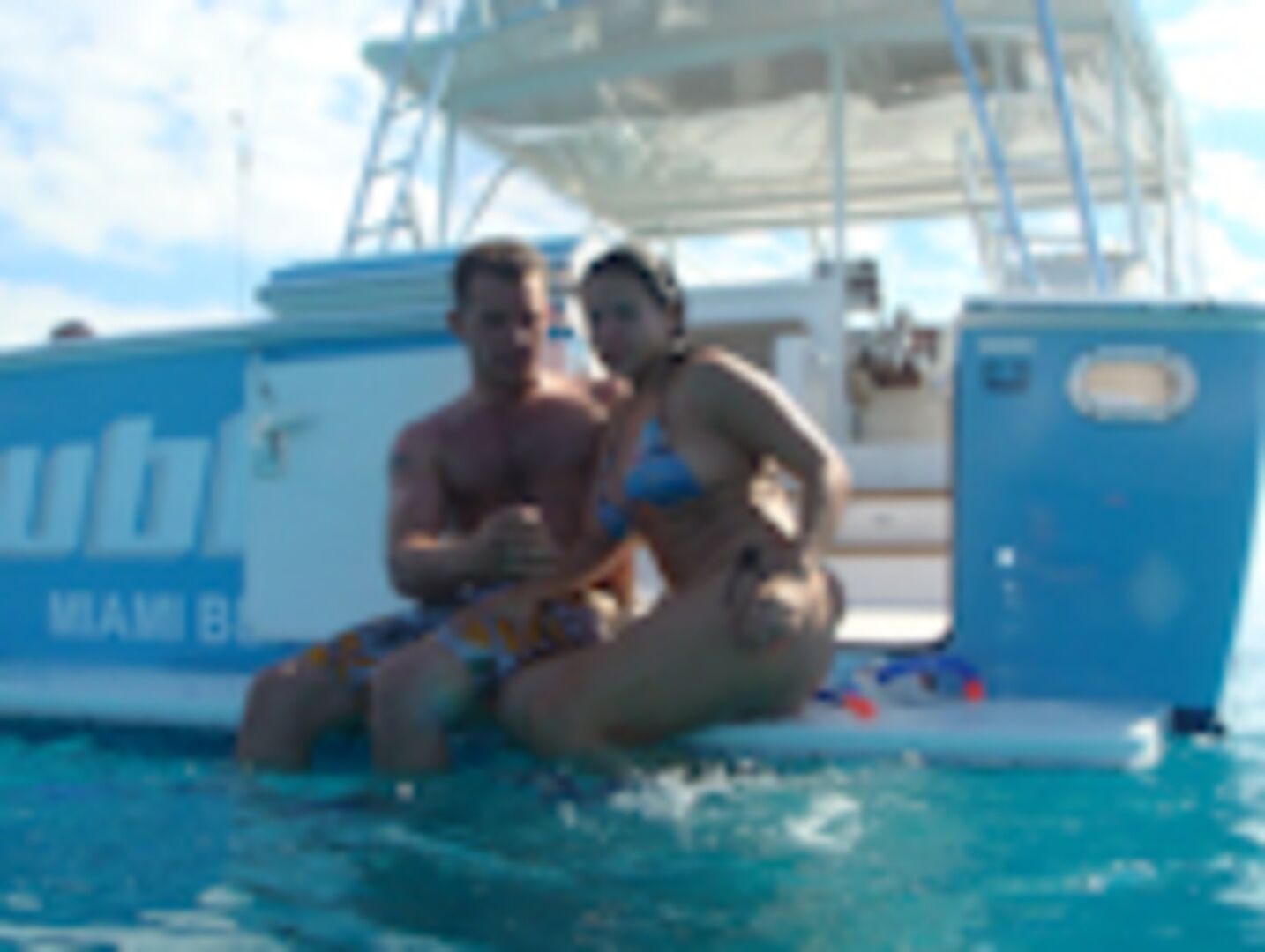 We're on a boat!