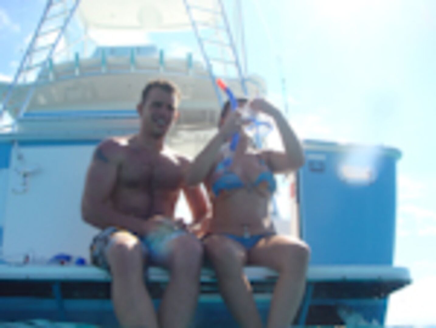 We're on a boat!