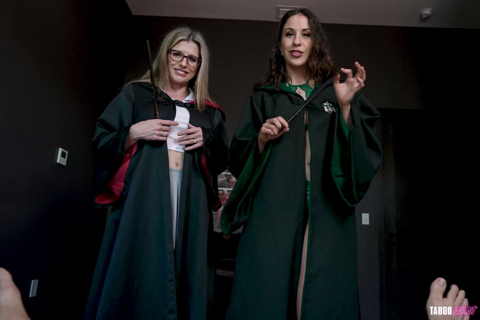 Amiee Cambridge and Cory Chase in Wizarding Milf Sluts