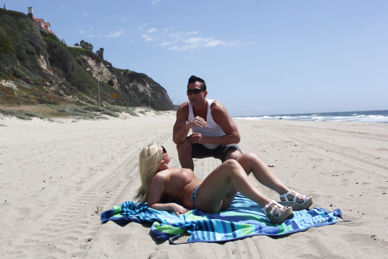 Enough Time On The Beach Lets Go Inside And Fuck