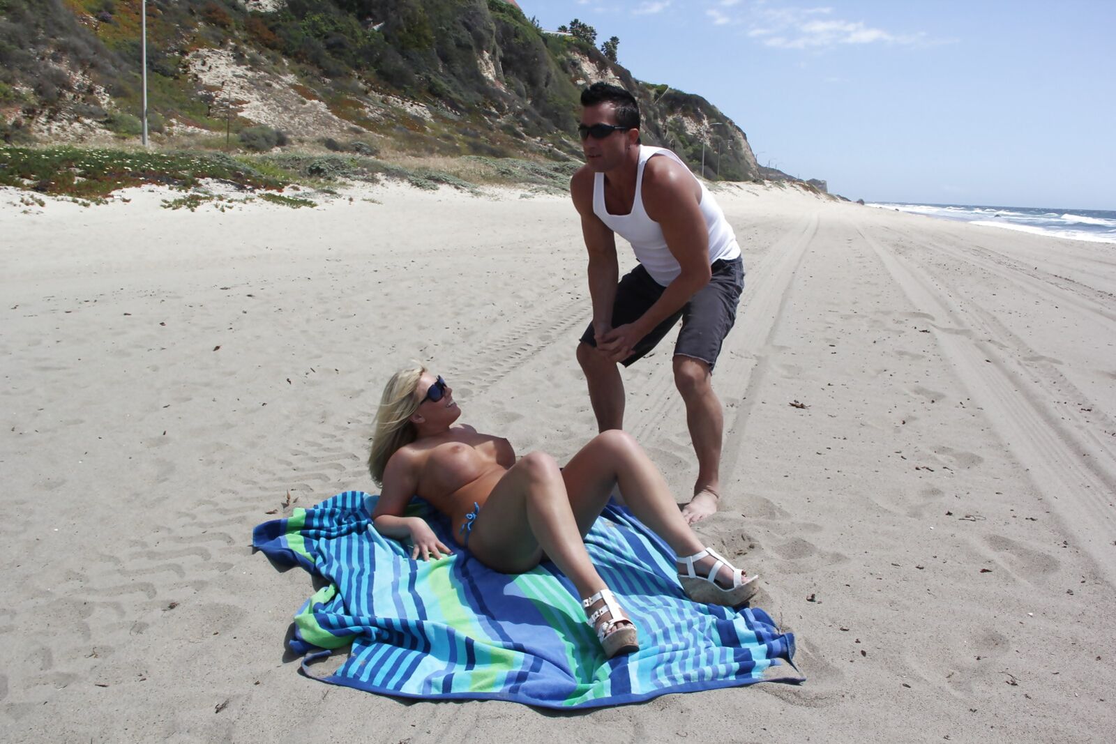Enough Time On The Beach Lets Go Inside And Fuck